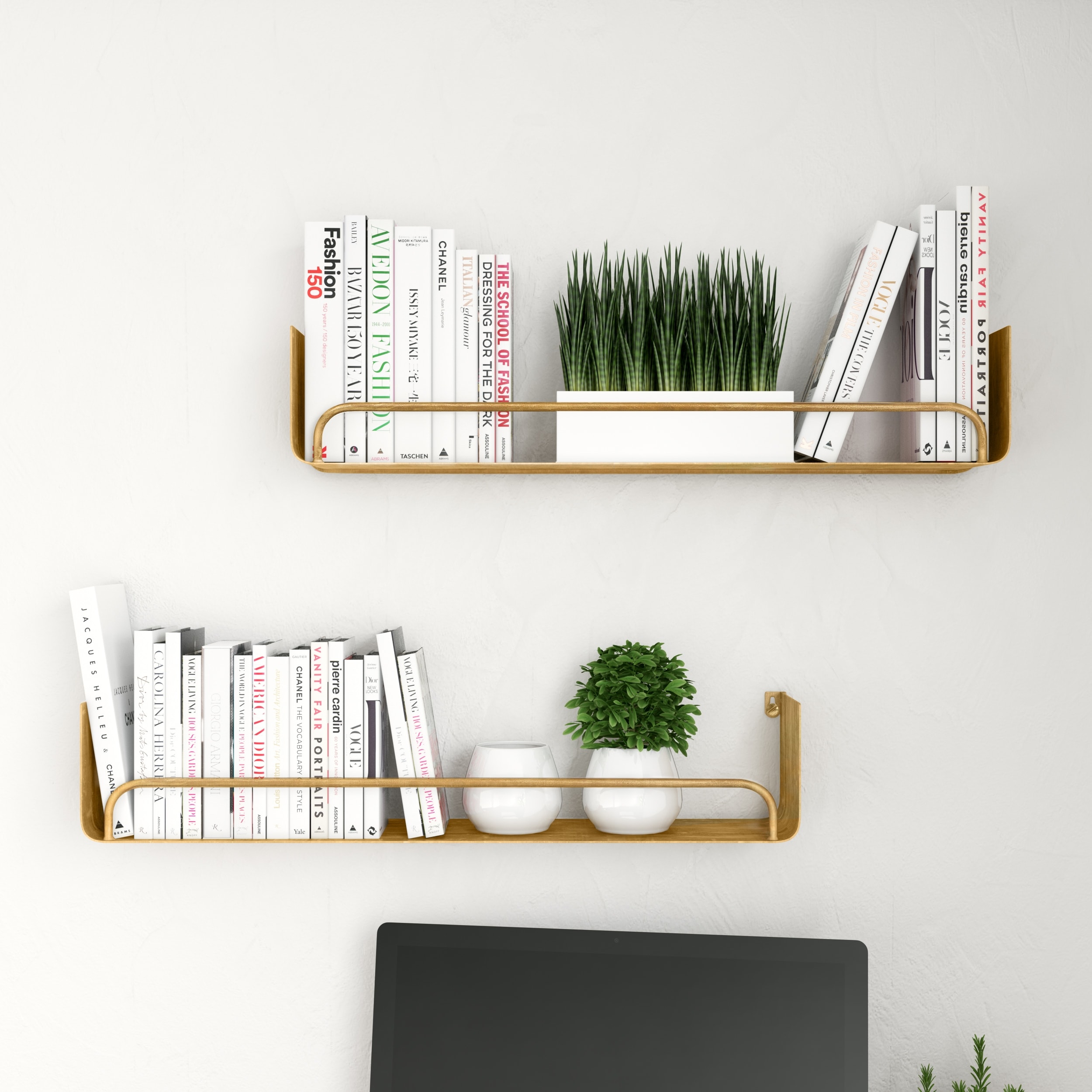 Carson Carrington Lacktorp Modern Wall Shelf (Set of 2)