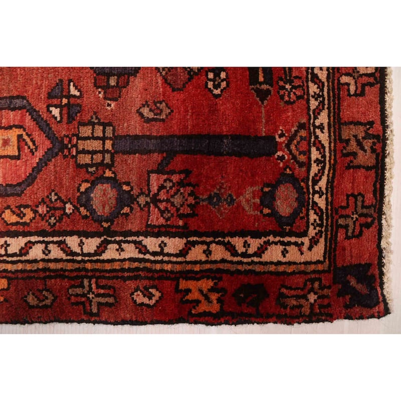 ECARPETGALLERY Hand-knotted Andelz Red Wool Rug - 3'8 x 7'1