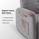 preview thumbnail 8 of 33, MCombo Modern Fabric Power Recliner, Electric Swivel Glider Rocker Recliner Chair for Nursery with USB Ports, Side Pockets 7763