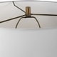 preview thumbnail 6 of 6, Uttermost Stratified White Table Lamp - 28'' H X 18'' W X 18'' D