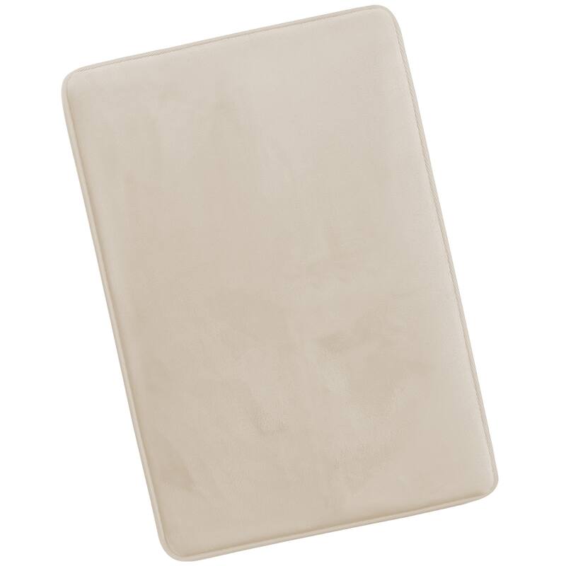 Clara Clark Ultra Soft Plush Bathroom Rug - Non-Slip, Velvet, Memory Foam Bath Mat - Set of 2