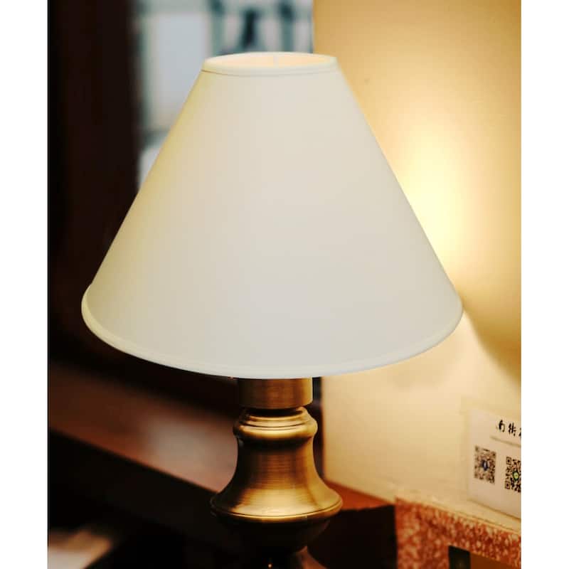 6x18x13 Creme Brulee Eggshell Empire Hard Back Lamp Shade