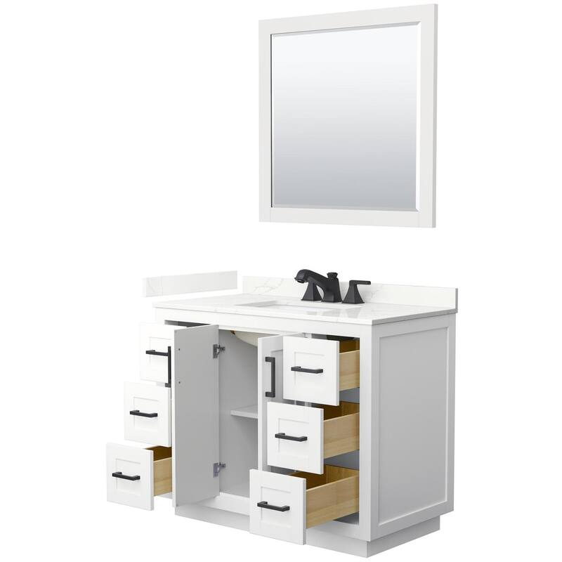 Wyndham Collection WCF292942S-QTZ-US3M34 Miranda 42" Free Standing
