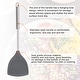 preview thumbnail 5 of 7, Silicone Turner Spatula Heat Resistant Non-scratch - 14.6" x 3.9"(L*W)
