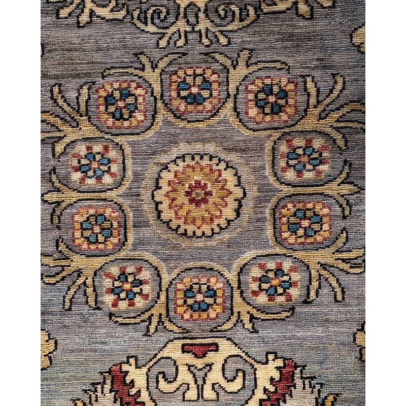 Serapi One-of-a-Kind Hand-Knotted Area Rug - Gray, 8' 0" x 9' 11" - 8' 0" x 9' 11"