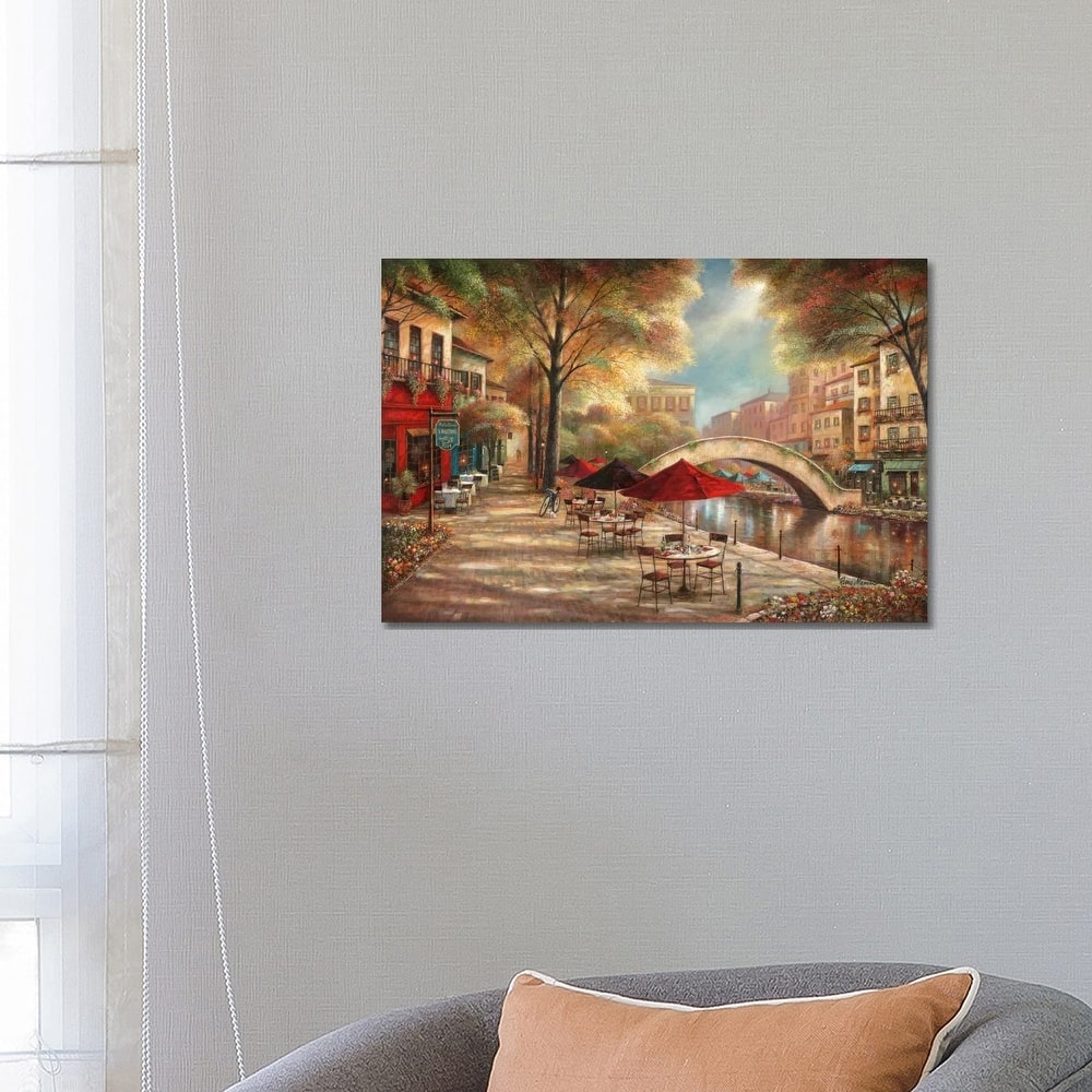iCanvas "Riverwalk Charm" by Ruane Manning Canvas Print