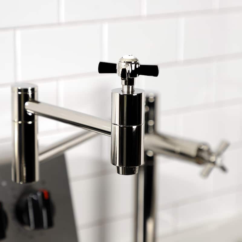 Millennium Two-Handle 1-Hole Deck Mount Pot Filler Faucet