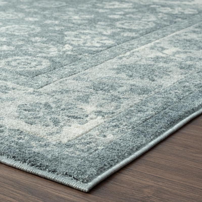 Luxe Weavers Oriental Floral Area Rug, Stain-Resistant Carpet