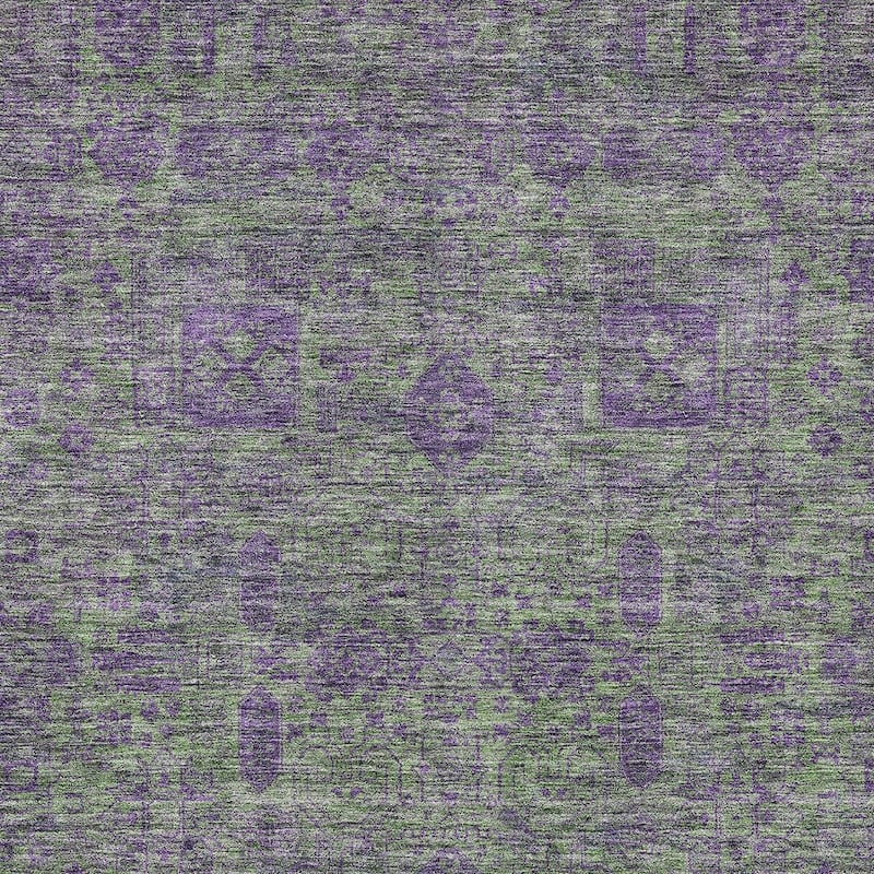 HomeRoots Oriental Transitional Rectangle Outdoor Rug