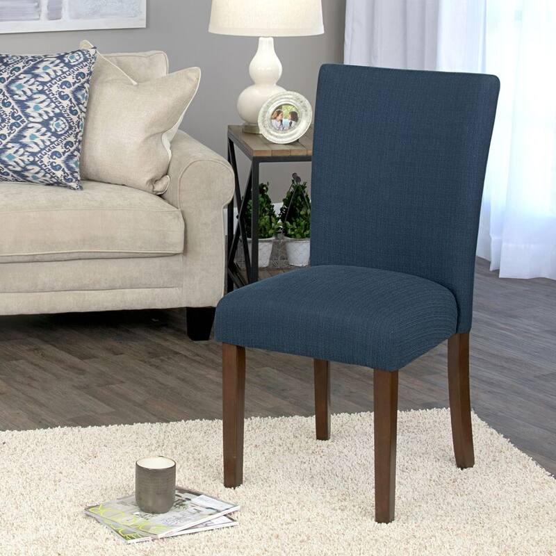 HomePop Parson Dining Chair - Blue Everly Oceanside - Single