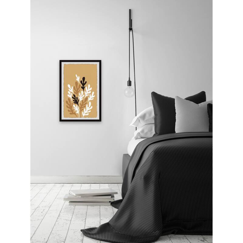 'Leaf Collection' Framed Painting Print