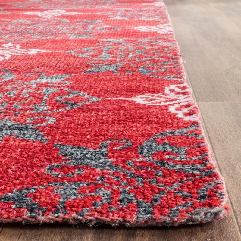 SAFAVIEH Hand-knotted Stone Wash Mamiko Modern Wool Rug