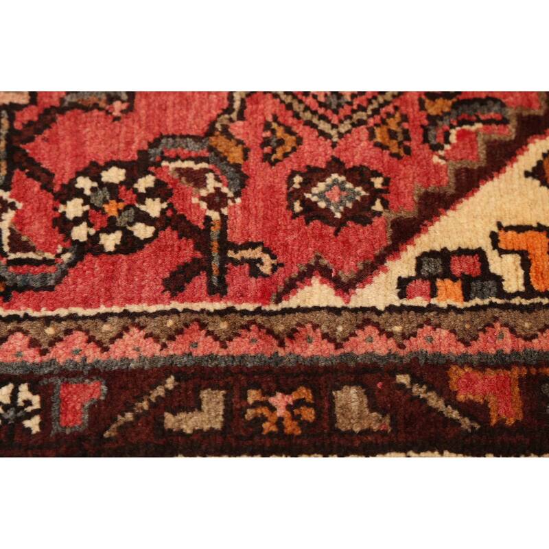 ECARPETGALLERY Hand-knotted Andelz Light Red Wool Rug - 3'11 x 5'8
