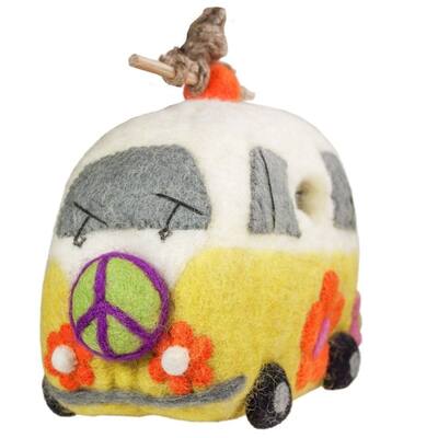 Handmade Wild Woolies Felt Birdhouse (Nepal)