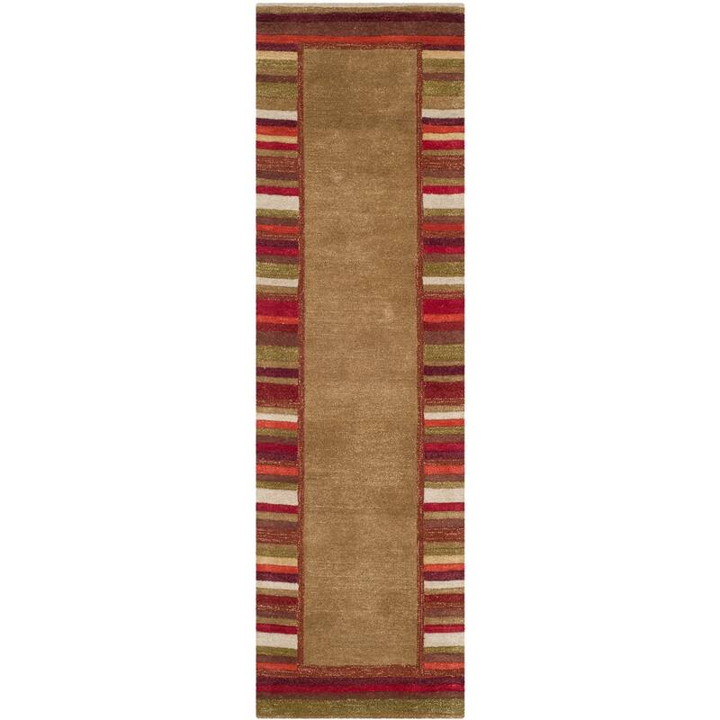 Martha Stewart by SAFAVIEH Striped Border Wool Rug