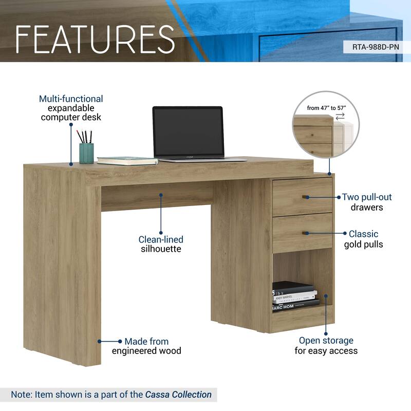 Expandable Home Office Desk,Writting Desk