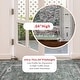 preview thumbnail 21 of 38, Washable Area Rug for Entryway Moss Soft Indoor Door Mat Distressed Floral Low-Pile Kitchen Rugs