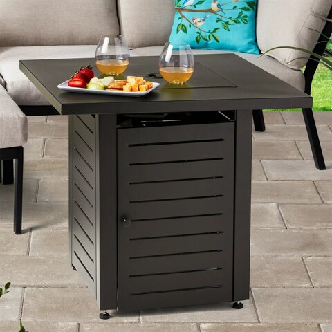 28 Inches Square 50000 BTU Propane Fire Pit Table
