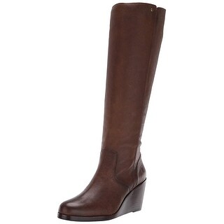 frye emma knee high wedge boot