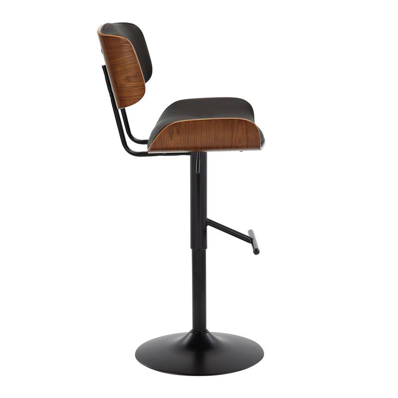 Carson Carrington Leksand Adjustable Bar Stool with Straight T Footrest (Set of 2)