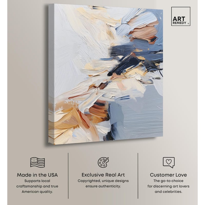 A Symphony in White II Canvas by Art Remedy, Gallery Wrapped