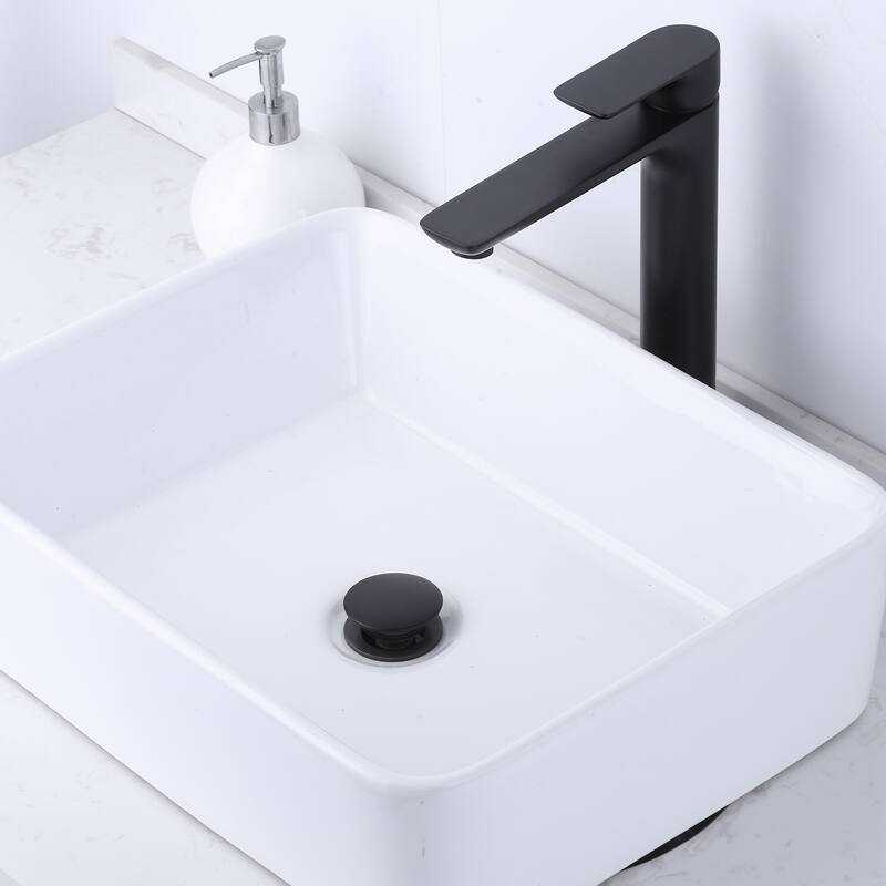WOWOW Pop Up Drain without Overflow for Bathroom Faucet
