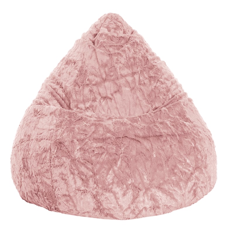 Sitting Point Faux Fur Large Fluffy Bean Bag