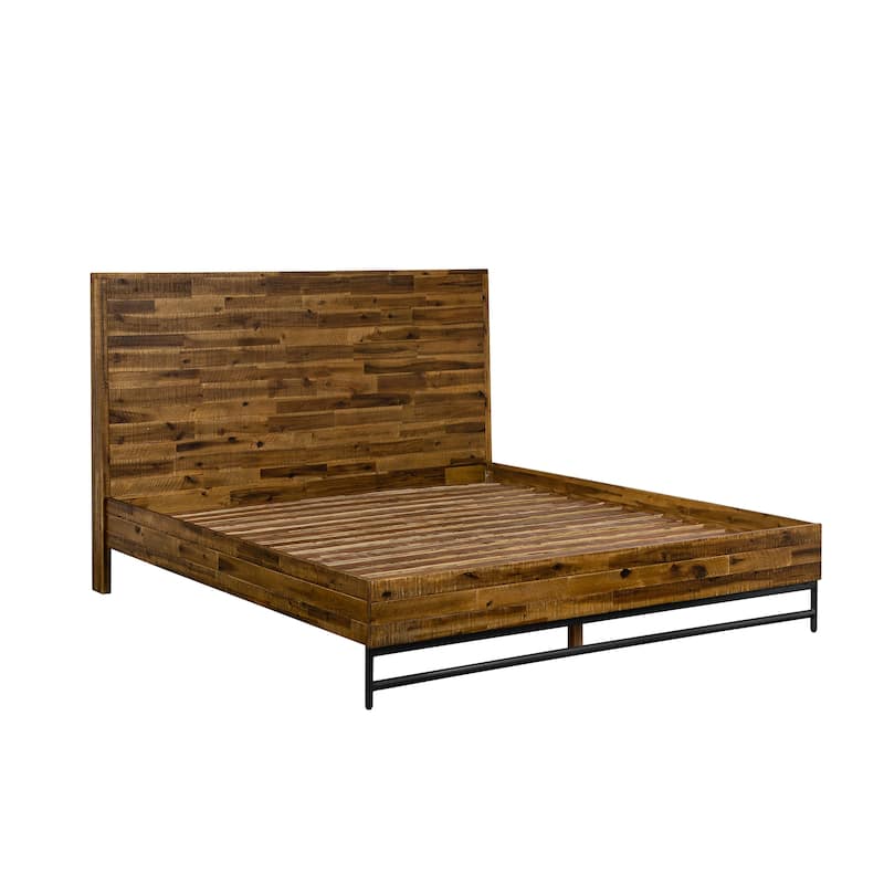 Cusco 4 Piece Platform Bedroom Set with Dresser and 2 Nightstands