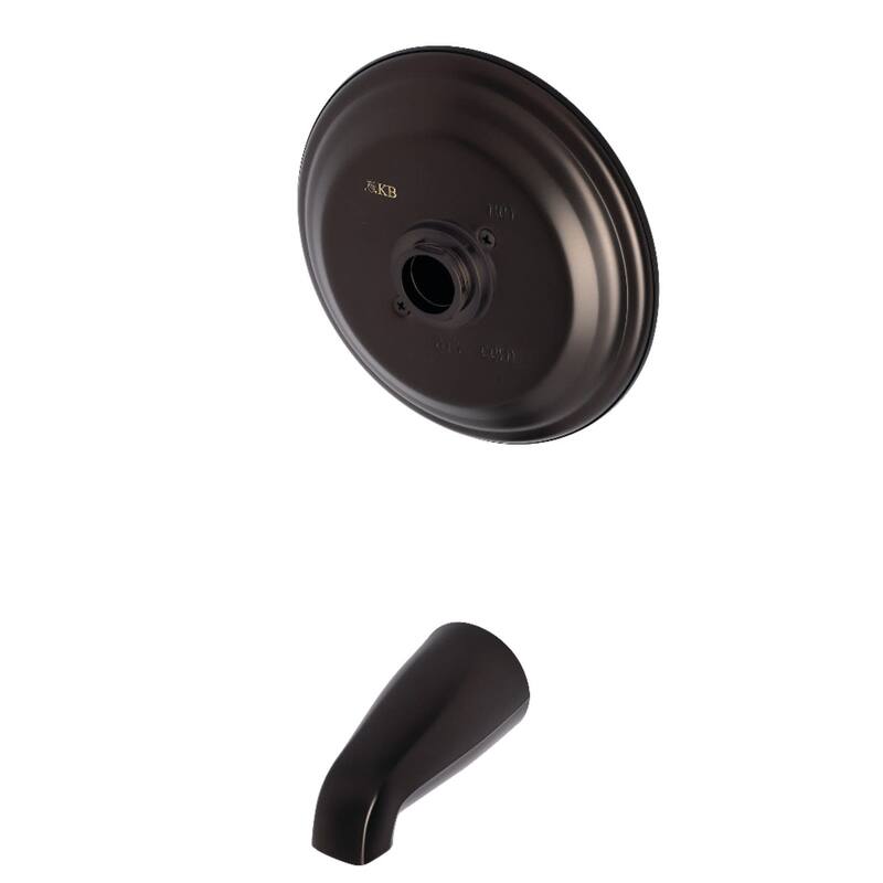 Kingston Brass 4-5/8" Tub Spout with Valve Trim - Handle Not Included - Oil Rubbed Bronze
