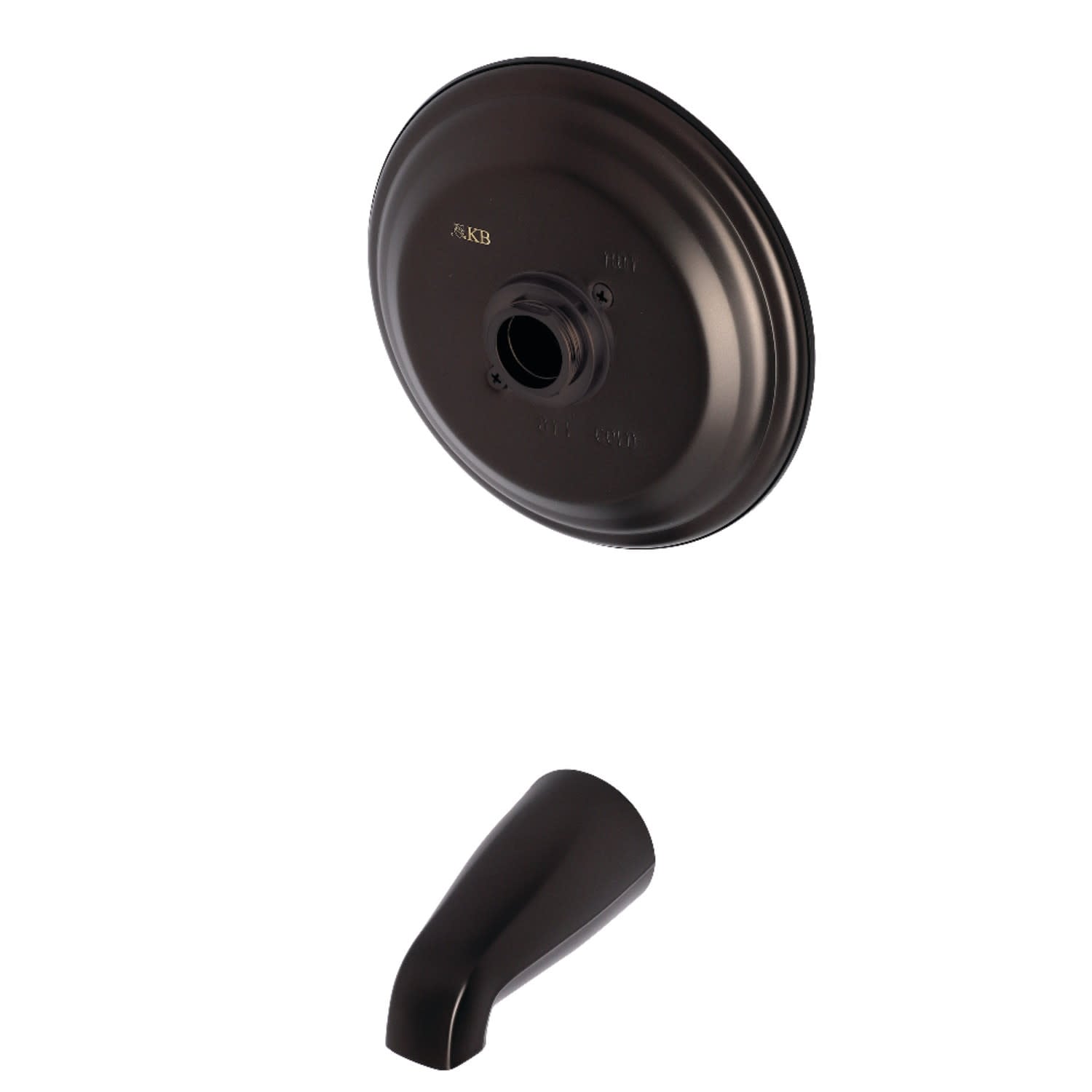 Kingston Brass 4-5/8" Tub Spout with Valve Trim - Handle Not Included