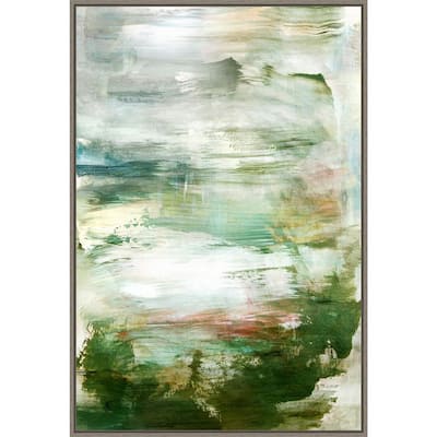 Garden Dreams by Hope Bainbridge Framed Canvas Wall Art Print - Sylvie Greywash