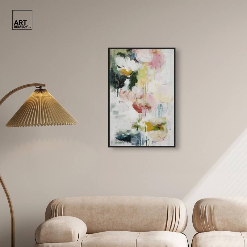 Dripping Colors III Canvas by Art Remedy