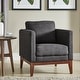 preview thumbnail 4 of 21, Vail Linen Upholstered Accent Chair by iNSPIRE Q Modern