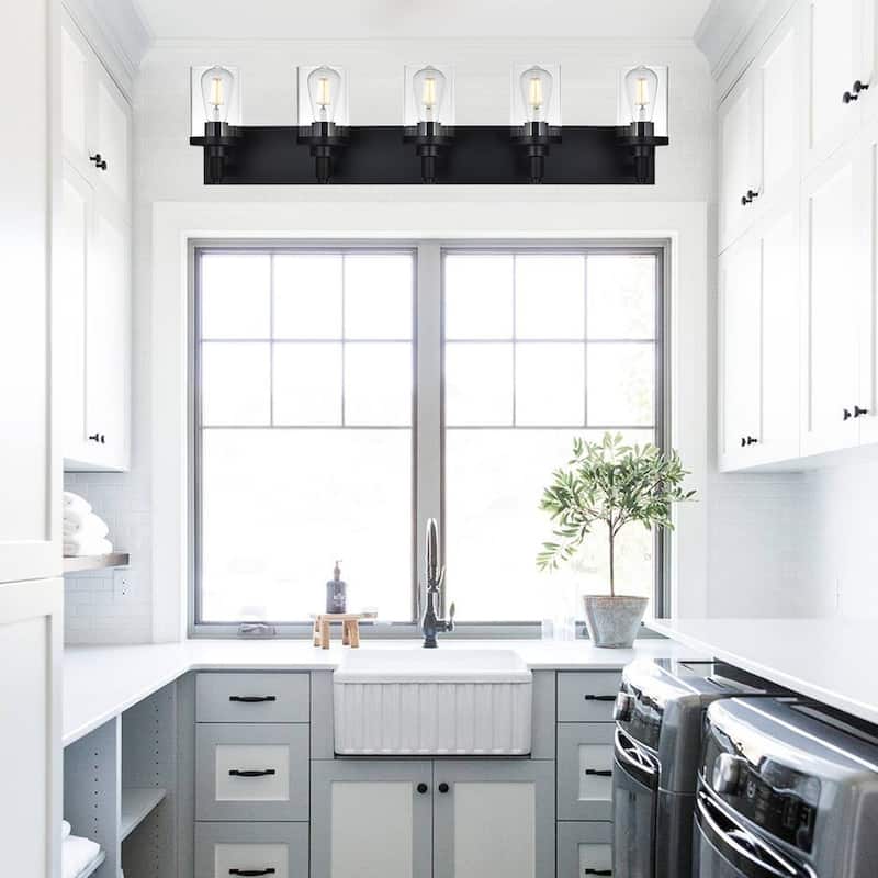 Modern Bathroom Lights with Clear Shape
