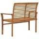 preview thumbnail 3 of 3, vidaXL Patio Bench 44.1" Solid Teak Wood