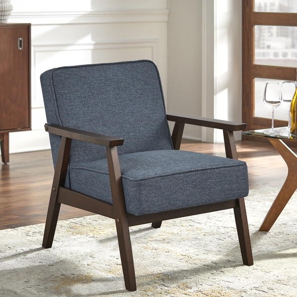美品　BOMA CHAIR GRAY FABRIC×SEARED OAK Simple Living Sonia Chair - On Sale - Bed Bath & Beyond - 27213608