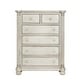 preview thumbnail 1 of 4, Kingsley Charleston 5 Drawer Chest White