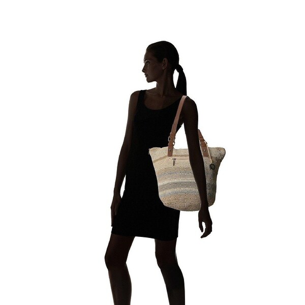 the sak silverwood crochet tote