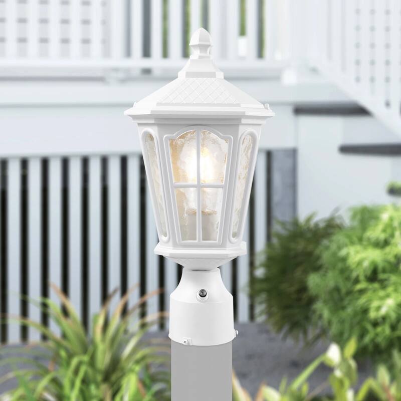 Outdoor 1 -Light 17.5'' H Post Light with Pier Mount Base(Pack 1 or 2)