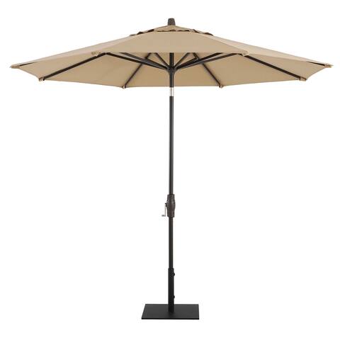 Patio Umbrella - Sunbrella - 9' Round - Midnight - Spectrum Sesame