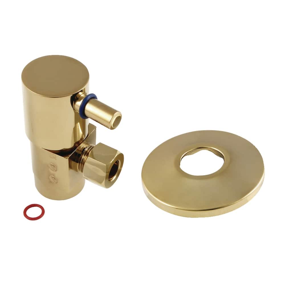 Kingston Brass Quarter Turn Water Supply Stop Valve with Ceramic Disc,