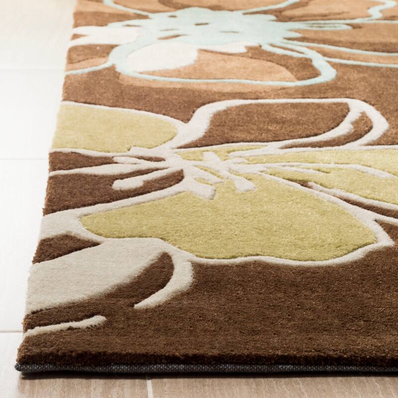 SAFAVIEH Handmade Modern Art Mackenzie Modern Polyester Rug