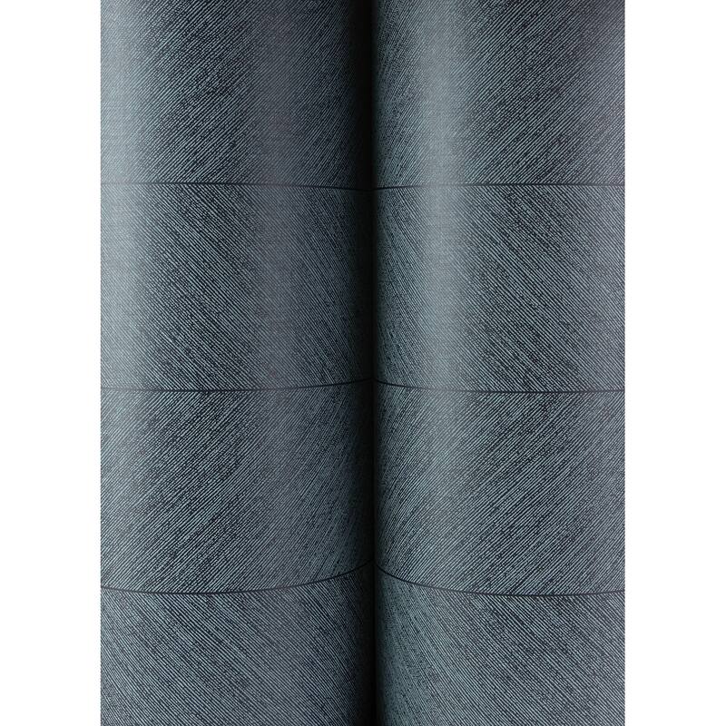 A-Street Prints Kallam Indigo Chevron Wallpaper