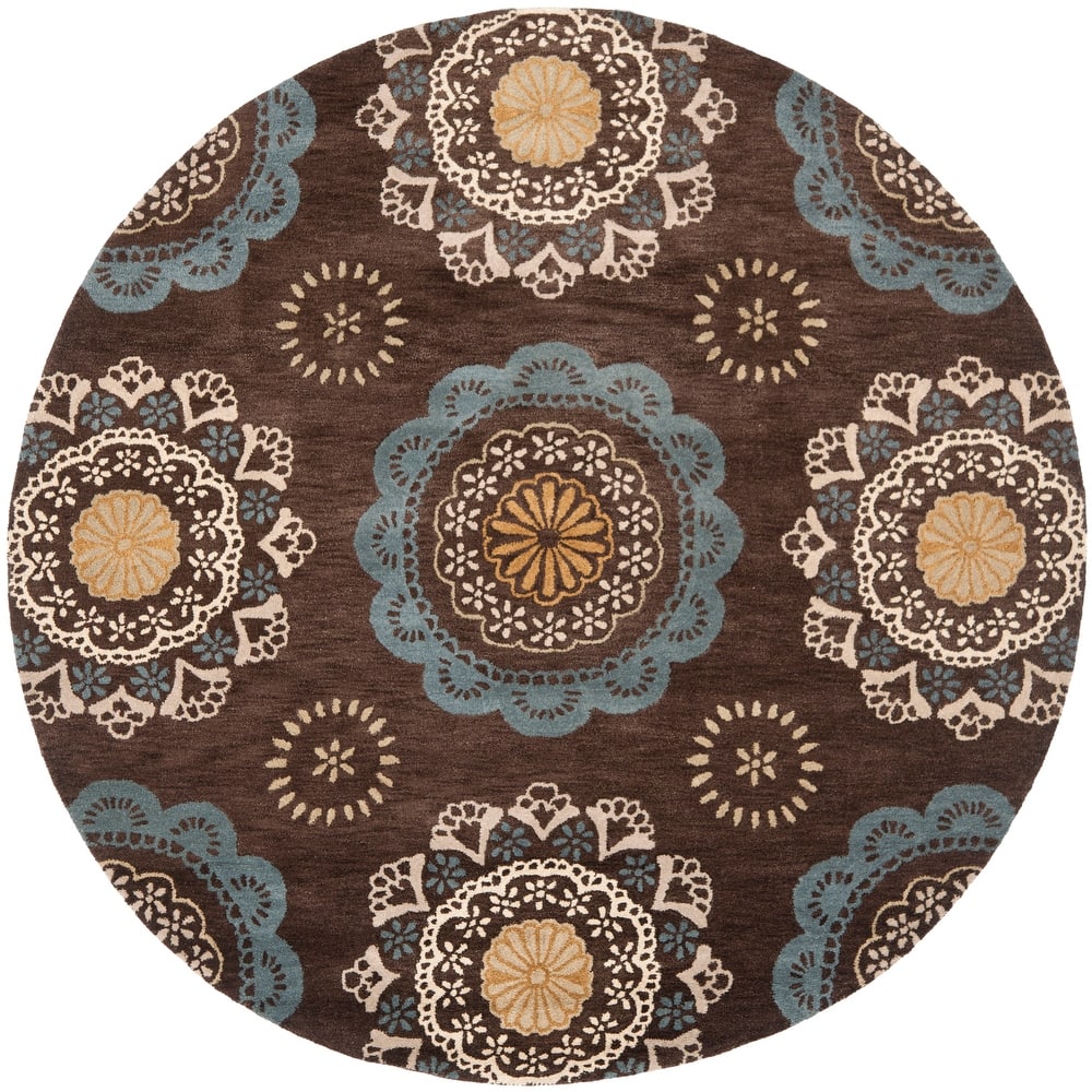 SAFAVIEH Handmade Wyndham Tangela Modern Wool Rug