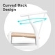 preview thumbnail 4 of 47, Modern Dining Chair with Woven Paper cord Seat, Solid Wooden Farmhouse Y Back Elbow Side Chair