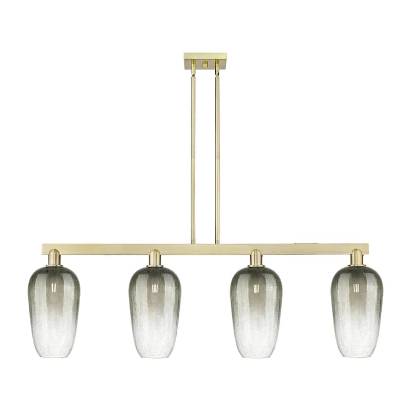Innovations Lighting 716-4I-16-48 Brookhaven Flute Linear Brookhaven - Antique Brass / Slate