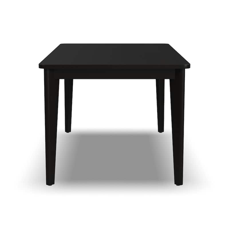 Brentwood Black Wood Rectangle Dining Table by Homestyles - 66" x 30" x 36"