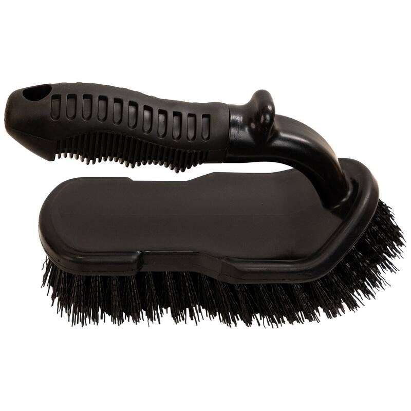 Large Hand-Held Swimming Pool Scrub Brush with Bumper - 8"