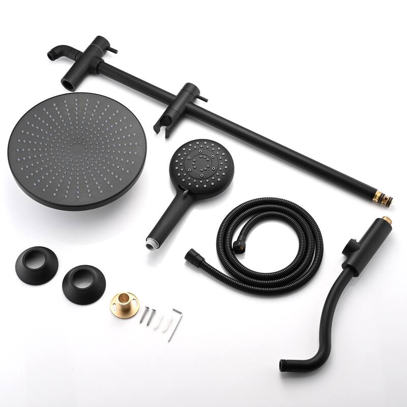 YASINU 5-Setting Handheld Shower System with Handheld Shower head & Rain Shower Combo Set