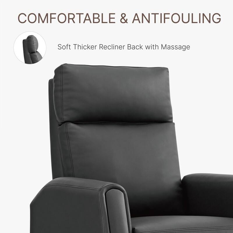 Andrea Recliner Chair with LED Lights, Heating & Massage
